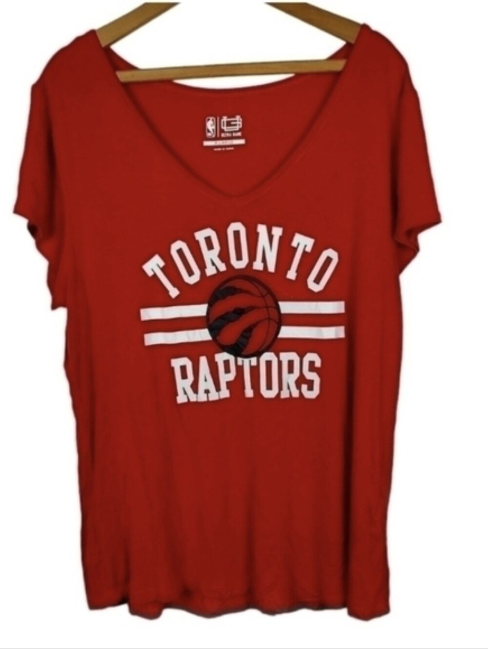 NBA Ultra Game Torontos Raptors Basketball Graphic Tee XL